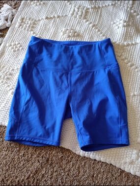 CALIA by Carrie Underwood Electric Blue High-Rise Bike Shorts